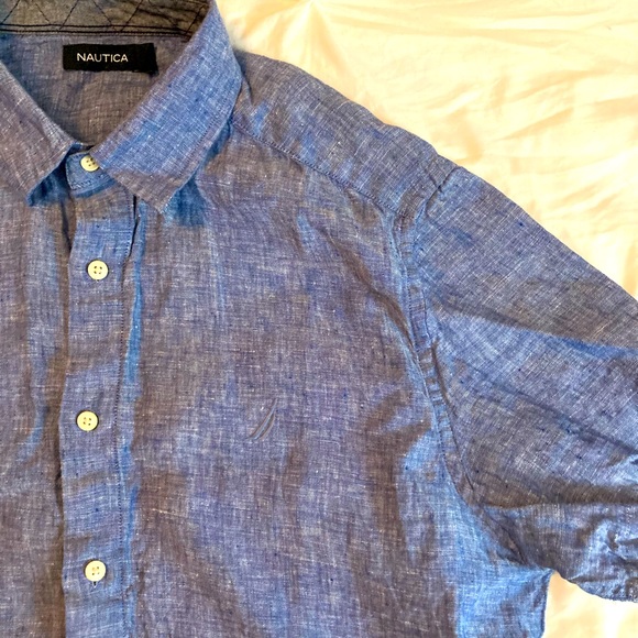 Nautica short sleeve button up Sz L - Picture 1 of 3